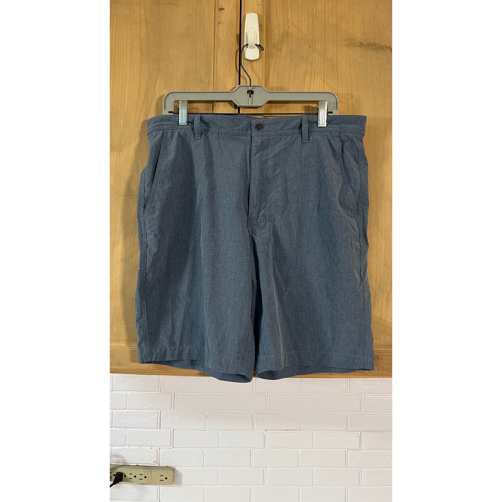 FootJoy Golf Shorts Men Size 35 Blue Stretch Performance Flat Front